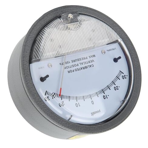 Differential Pressure HVAC Filter Detection with Pointer – Aluminum, Accurate Measurements, and Compact Design for Microelectronics, Environmental in Kuwait