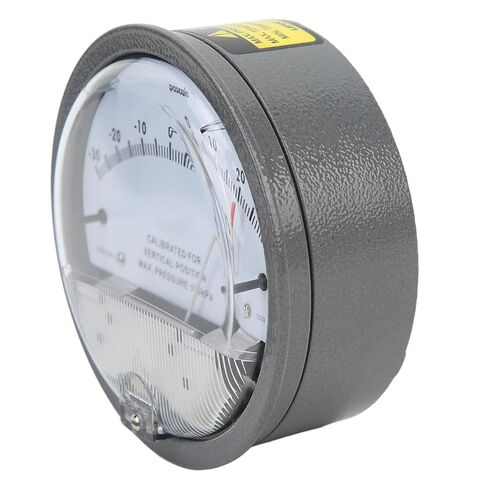 Differential Pressure HVAC Filter Detection with Pointer – Aluminum, Accurate Measurements, and Compact Design for Microelectronics, Environmental in Kuwait