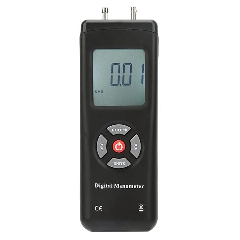Garosa Digital Differential Pressure, Plastic Handheld Tool with Backlit Display, Measurement for Ventilation and Air Conditioning Systems in Saudi Arabia