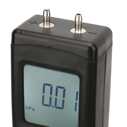 Garosa Digital Differential Pressure, Plastic Handheld Tool with Backlit Display, Measurement for Ventilation and Air Conditioning Systems in Saudi Arabia