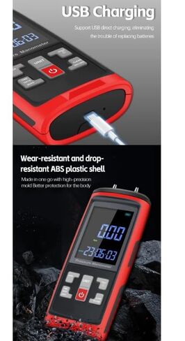 GT5101 ± 250Pa مقياس الضغط المحمول ثنائي المنفذ جهاز اختبار ضغط الغاز مقياس ضغط الهواء مقياس الضغط الرقمي in Kuwait