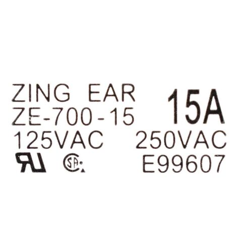 Zing Ear Boat Circuit Breaker | Press-to-Reset 15A / 125VAC in Saudi Arabia