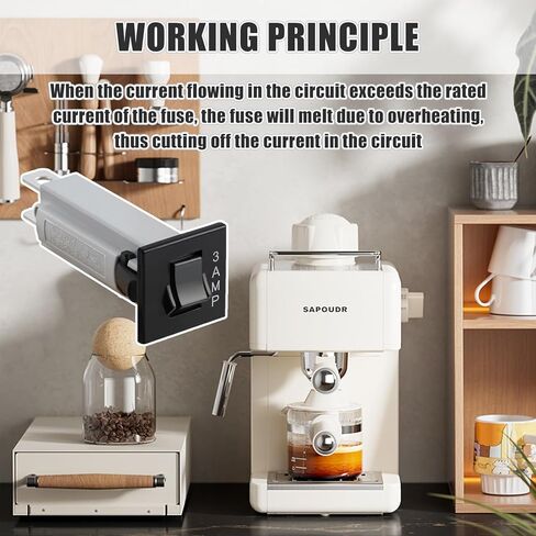 4 قطع من مصهر قاطع الدائرة الحرارية W28-XQ1A-3، 3 أمبير 125/250 فولت تيار متردد و32 فولت تيار مستمر، إعادة ضبط بالضغط، حامل إضافي لأنظمة التدفئة والتهوية وتكييف الهواء والسيارات والأجهزة in Kuwait