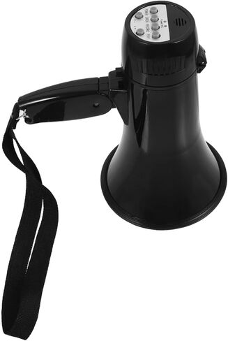 BESPORTBLE 25w Handheld Bullhorn Megaphone with Recording Loud Speaker for Cheerleading and Outdoor Events Lightweight Portable Design for Maximum Voice Projection in Saudi Arabia