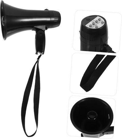 BESPORTBLE 25w Handheld Bullhorn Megaphone with Recording Loud Speaker for Cheerleading and Outdoor Events Lightweight Portable Design for Maximum Voice Projection in Saudi Arabia