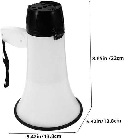 Garneck Handheld Loudspeaker Megaphone for Boys and Girls Portable Bull Horn Battery Operated Design in Saudi Arabia