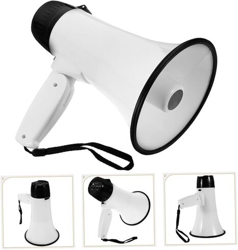 Garneck Handheld Loudspeaker Megaphone for Boys and Girls Portable Bull Horn Battery Operated Design in Saudi Arabia