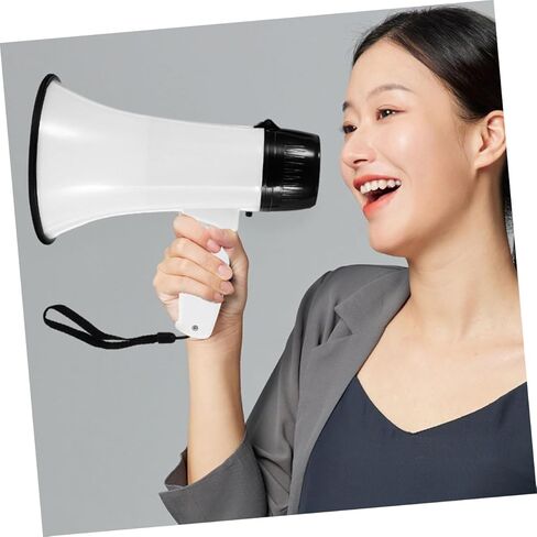 Garneck Handheld Loudspeaker Megaphone for Boys and Girls Portable Bull Horn Battery Operated Design in Saudi Arabia