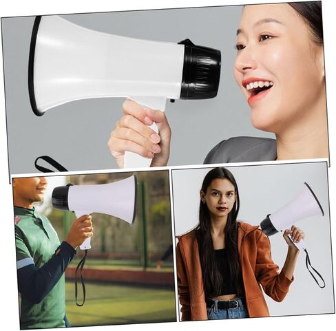 Garneck Handheld Loudspeaker Megaphone for Boys and Girls Portable Bull Horn Battery Operated Design in Saudi Arabia