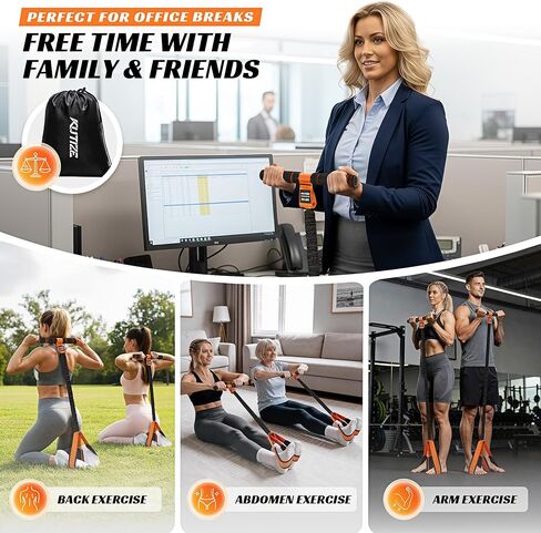 حزام مقاومة بدواسة متعدد الوظائف مع مقبض، معدات تمارين مطورة مع دواسة قدم ناعمة للجلوس وتمارين الصالة الرياضية المنزلية لكامل الجسم، تدريب أساسي/ABS، البيلاتس، اليوغا والعلاج الطبيعي in Kuwait