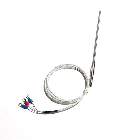 1M PT100 Type WZPK-191 Thermal Resistance Three-core Temperature Sensor Bendable Probe 100-300mm 1Pcs(Probe 3x150mm) in Kuwait