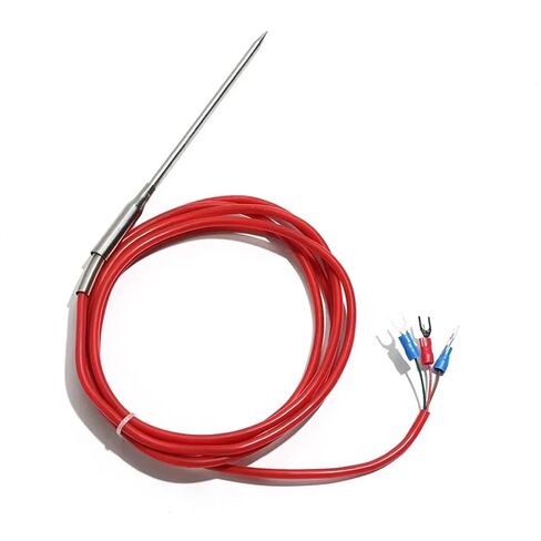 PT100/PT1000 Temperature Sensor Detector Probe 1/2m 1Pcs(PT100 4x100mm 1m) in Kuwait