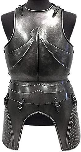 ARTIZANSTORE LARP Armor صدرية على الطراز الألماني باللون الفضي in Saudi Arabia