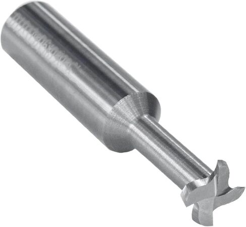 1pcs T Slot End Mill Milling Cutter 4-12mm Shank Solid Carbide Titanium Coating T Slotting End Mill 4 Flutes Carbide Router Bit(4x1x2x6.4x50) in Kuwait