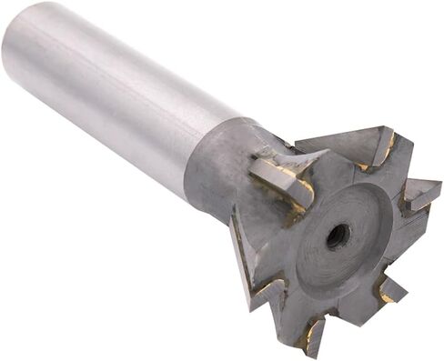 1pcs Dia 16-60mm Dovetail Milling Cutter 45/55/60 Degrees Straight Shank Dovetail Slot Cutter Cutting Tools Carbide Slotting Milling Cutter for Metal Cutting(25mm x45Degree) in Kuwait