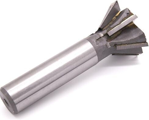 1pcs Dia 16-60mm Dovetail Milling Cutter 45/55/60 Degrees Straight Shank Dovetail Slot Cutter Cutting Tools Carbide Slotting Milling Cutter for Metal Cutting(25mm x45Degree) in Kuwait