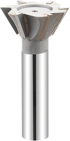 1pcs Dia 16-60mm Dovetail Milling Cutter 45/55/60 Degrees Straight Shank Dovetail Slot Cutter Cutting Tools Carbide Slotting Milling Cutter for Metal Cutting(40mm x45Degree) in Kuwait