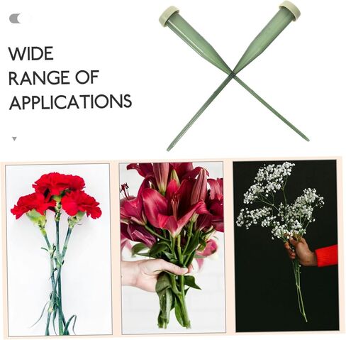 TEHAUX 75pcs Water Tubes for Flowers Floral Arrangement Accessories for Home Decoration Lightweight Compact Horticulture Supply for Fresh Flower Preservation in Saudi Arabia