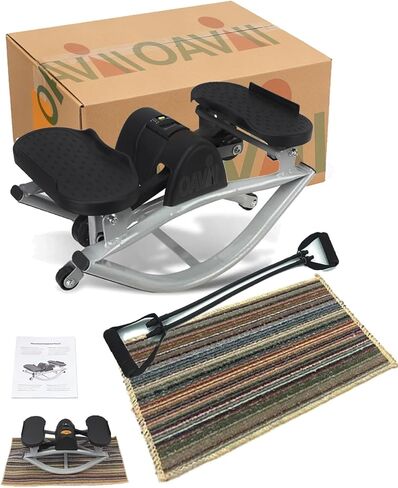Lateral Rocking Fitness Stepper for Knees and Joints, Home Workout Machine, Portable Compact Side-to-Side Steppers for Legs, Glutes, Absz, Low-Impact Lateral Steppers in Saudi Arabia