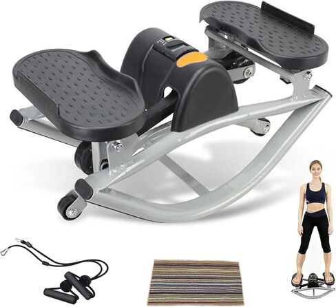 Rock Stepper,Step Rocker Side to Side,Lateral Rocking Fitness Stepper Home Workout Machine, Fitness Equipment Suitable for Home, Apartment, and Dormitory use in Saudi Arabia
