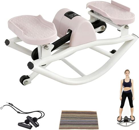 Rock Stepper,Step Rocker Side to Side,Lateral Rocking Fitness Stepper Home Workout Machine, Fitness Equipment Suitable for Home, Apartment, and Dormitory use in Saudi Arabia
