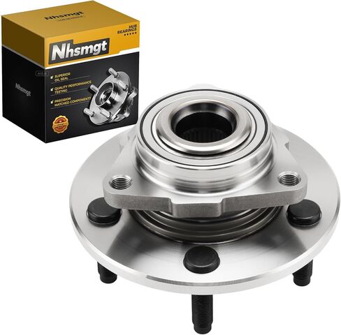 Front Wheel Bearing Hub Assembly Compatible with Ram 1500 2002 2003 2004 2005 2006 2007 2008 Without ABS 5-Lug 515072 in Kuwait