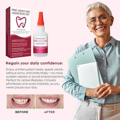 Dental Lab Fast-Setting Instant Bonding Glue for Dentures & Lab Tools – 15-60 Sec Crack Repair & Gap Filling | Long-Lasting Hold (Days to Weeks) – 1oz in Saudi Arabia
