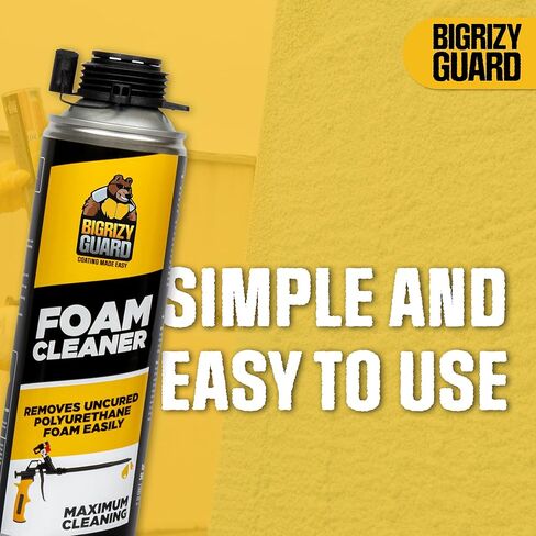 Spray Foam Gun Cleaner - 16.9 Fl oz, Polyurethane Spray Foam Insulation Cleaner, Dissolves Uncured Expanding Sealant (2 Pack) in Saudi Arabia