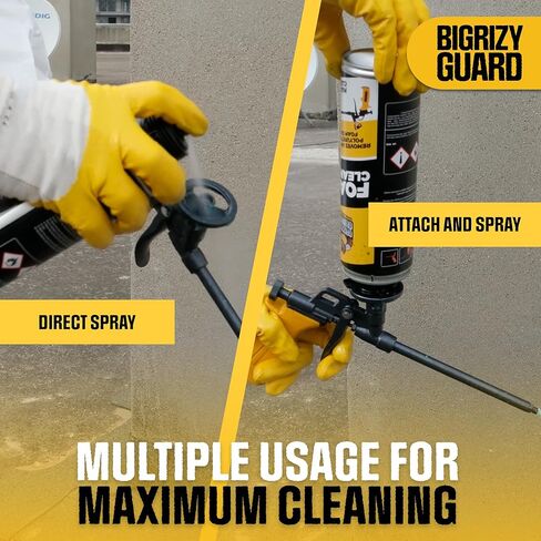 Spray Foam Gun Cleaner - 16.9 Fl oz, Polyurethane Spray Foam Insulation Cleaner, Dissolves Uncured Expanding Sealant (2 Pack) in Saudi Arabia
