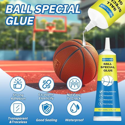Super Glue for Ball,120ML Multi-Purpose Adhesive for Basketballs,Footballs,Olleyballs, Badminton,Rugby,Table Tennis Paddles,etc,High Strength,Waterproof in Kuwait