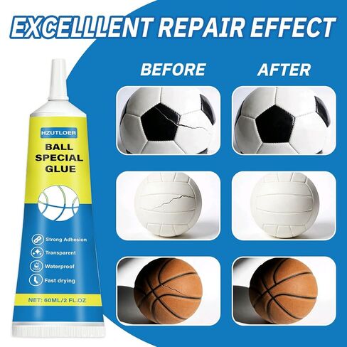Super Glue for Ball,120ML Multi-Purpose Adhesive for Basketballs,Footballs,Olleyballs, Badminton,Rugby,Table Tennis Paddles,etc,High Strength,Waterproof in Kuwait