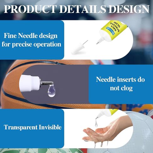 Super Glue for Ball,120ML Multi-Purpose Adhesive for Basketballs,Footballs,Olleyballs, Badminton,Rugby,Table Tennis Paddles,etc,High Strength,Waterproof in Kuwait