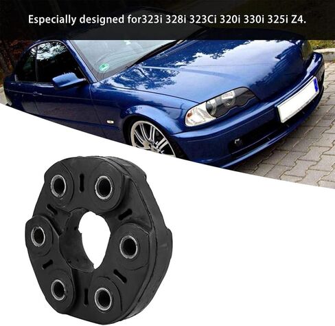 Drive Shaft Coupling Joint Disc, 96mm Aluminum Alloy, 6 - Hole 12mm Bolt - Durable Anti - Rust Replacement, Easy Install for E46 E36 E39 E34 X5 X6 Z3 Z4 in Saudi Arabia