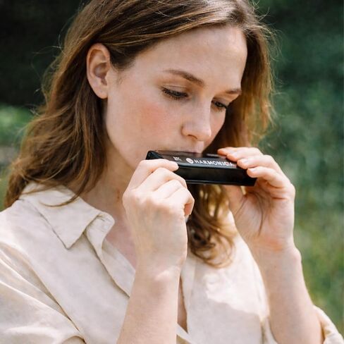 Metal Harmonica for Adult, C-Key 10 Holes Musical Instruments Kazoo Pack Companion for Guitar Violin Piano Keyboard Ukulele for Christmas Party Favor Present in Saudi Arabia