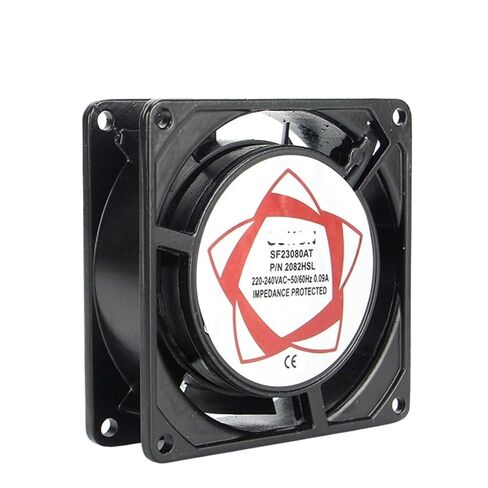 مروحة تبريد 12V 24V 220V للمروع الحراري المبرد SSR 25A 40A 60A 100A 150A 200A 400A 600A تبديد الحرارة للتتابع الحالة الصلبة 1PCS (24VDC) in Saudi Arabia