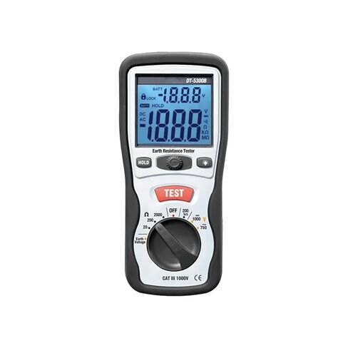 جهاز اختبار المقاومة، DT-5300B جهاز اختبار مقاومة العزل الرقمي مقياس التأريض مقياس التيار المتردد/التيار المستمر والجهد in Saudi Arabia