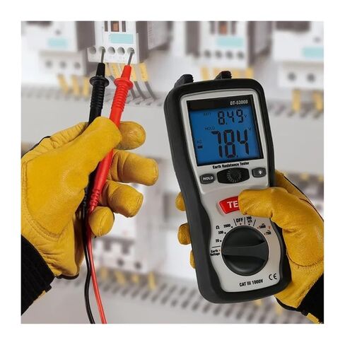 جهاز اختبار المقاومة، DT-5300B جهاز اختبار مقاومة العزل الرقمي مقياس التأريض مقياس التيار المتردد/التيار المستمر والجهد in Saudi Arabia