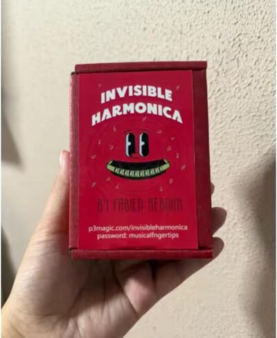 ZQION Invisible Harmonica Close Up Magic Tricks Stage Magic Props Comedy Illusions Magia Magician Gimmicks Funny Games Bar Trick in Kuwait