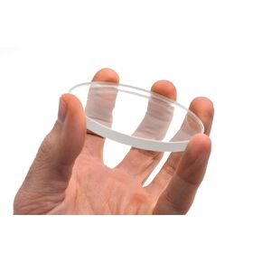 Double Concave Lens, 1000mm Focal Length, 3" (75mm) Diameter - Spherical, Optically Worked Glass Lens - Ground Edges, Polished - Great for Physics Classrooms - Eisco Labs in Kuwait