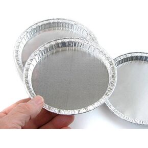 Disposable Aluminum Foil Moisture Balance Pans - 5" Diameter- Pack of 100 in Kuwait