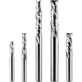 CNC milling Cutter Milling Cutter Woodworking up and Down Cutting 2 Flute helical Carbide milling Cutter, milling Cutter, Compression Wood end Mill bit(SP2FC-D10.0-L35) in Saudi Arabia