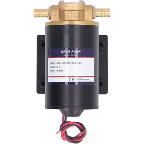 مضخة ريشة كهربائية مع دافعة ذاتية التحضير، صمام نحاسي، قاعدة مطاطية، 4.75 جالون في الدقيقة 18 لترًا في الدقيقة (DC24V) in Kuwait