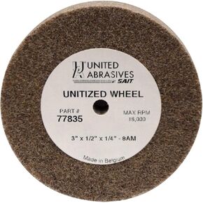 77835 3X1/2X1/4 عجلات موحدة من حبوب أكسيد الألومنيوم غير المنسوجة، 10 عبوات in Kuwait