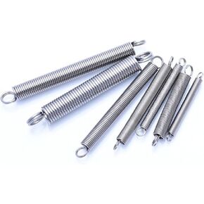 1 pcs Wire Diameter 1.5mm, Outer Diameter 16mm, Length 50-320mm 304 Stainless Steel Small Tension Dual Hook Spring Hook Expansion(70mm) in Kuwait