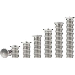 5-20pcs Spot Welding Screw M4 M5 M6 M8 316 Stainless Steel Solder Point Bolt Weld Stud(M4 25(10pcs)) in Kuwait