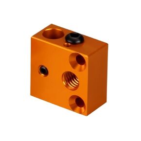 3D Printer Parts Hotend Heating Block Heat Sink Aluminum Alloy Brass Heater(1pc Gold Block) in Kuwait