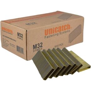 18 Gauge 3/8 Inch Medium Crown Staples 1-1/4 Inch Legth (5,000/Box) - Similar to SENCO M Series M15… in Kuwait