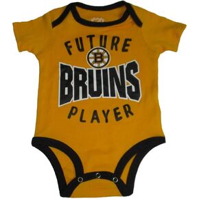 VF Boston Bruins Future Player One Piece Creeper Bodysuit - Yellow in Kuwait