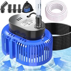 Pool Cover Pump above Ground, Submersible Water Sump Pump Swimming Water Removal Pumps,Submersible Pump for Pool Draining,Pool Pump 16FT Drainage Hose,25 FT Extra Long Power Cord, 850 GPH,4 Adapters in Saudi Arabia