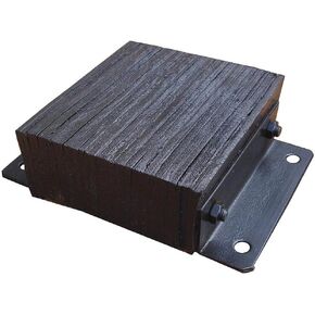 Replacement for 26W574 Dock Bumper,12x4-1/2x16 In.,Rubber 26W574 Repair Parts in Kuwait